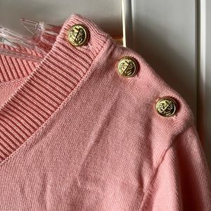 Talbots pink sweater